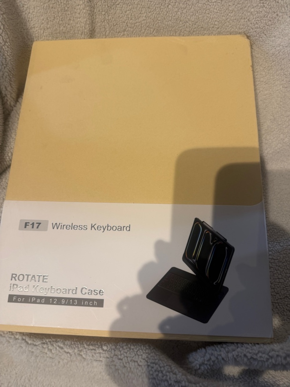 Source Unknown Yellow iPad Keyboard Case - F17 Wireless Keyboard fits Air 13